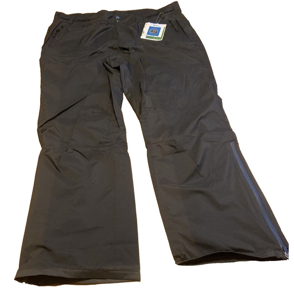 Kej DWR mens pants Golf Waterproof  Rain XXL Black Outdoor